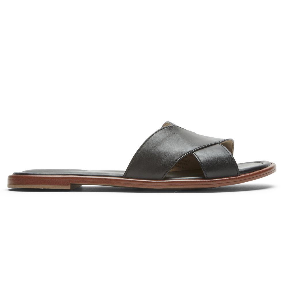 Rockport Canada Total Motion Zadie - Womens Slides Black (HPV521964)